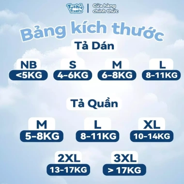 Tushie Treats tã quần siêu mỏng ôm sát thấm hút thông thoáng - size M-XXXL - 154.000