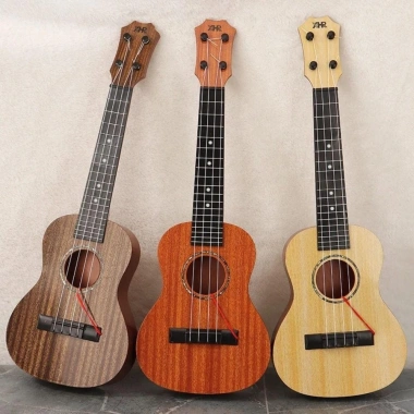 Ukulele 4 dây MAOYE66SY - Đồ chơi nhạc cụ mô phỏng, dây điều chỉnh, guitar nhỏ bền bỉ cho trẻ 8