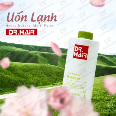 Uốn Lạnh DR.HAIR Hydra Natural Multi Perm 500ml - Sóng Xoăn Căng Nảy Mềm Mại, Nhẹ Mùi, Giá 110k