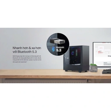 USB Bluetooth 5.4/5.3 Mercusys MA550H MA530 – Kết nối nhanh PC & Laptop, Giá 96.000₫