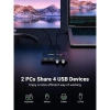 USB KVM Switch Ugreen US216 2 Máy Tính Chia 4 Thiết Bị (Chuột, Phím, Máy In) - Bảo hành 18 Tháng - Giá chỉ 350.000₫ 3