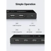 USB KVM Switch Ugreen US216 2 Máy Tính Chia 4 Thiết Bị (Chuột, Phím, Máy In) - Bảo hành 18 Tháng - Giá chỉ 350.000₫ 5