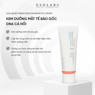 Usolab Bio Renaturation Repair Eye Cream 100ml - Kem Mắt Tế Bào Gốc Dưỡng ẩm Trị Nếp Nhăn Giá 1.760.000₫