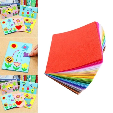 Vải dạ nỉ mềm cắt sẵn 22x22cm - Giá ưu đãi 10.000₫, thích hợp làm đồ thủ công, trang trí
