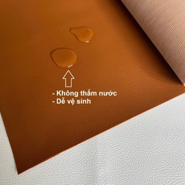 Vải da simili dày 0.7mm bọc ghế sofa, lót bàn làm việc, không thấm nước, 1.4m - Giá 41.160₫