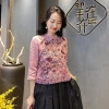 Vải Lanh Cotton Thêu Trung Hoa - Retro Ba-Qu 111, Nữ Rời Cổ Đứng Lên, Giao Hàng Nhanh 7
