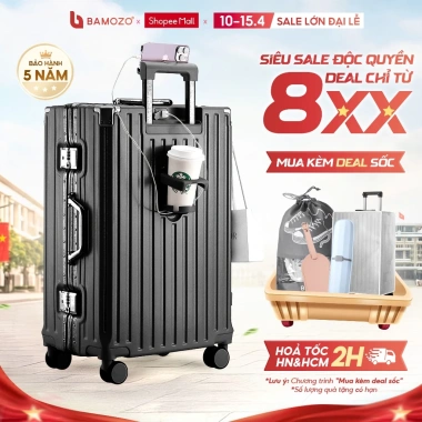 Vali Khung Nhôm B Bamozo Size 28 Siêu Bền - Bảo Hành 5 Năm - Giá Chỉ 1.149.000Đ 3