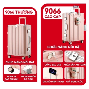Vali Khung Nhôm B Bamozo Size 28 Siêu Bền - Bảo Hành 5 Năm - Giá Chỉ 1.149.000Đ 4