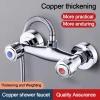 Van đầu vào nước ROLY Out - Van trộn kim loại nóng lạnh, điều khiển đôi, treo tường, giảm giá 276,320₫ 5