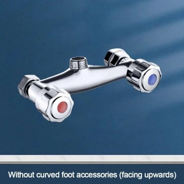 Van đầu vào nước ROLY Out - Van trộn kim loại nóng lạnh, điều khiển đôi, treo tường, giảm giá 276,320₫