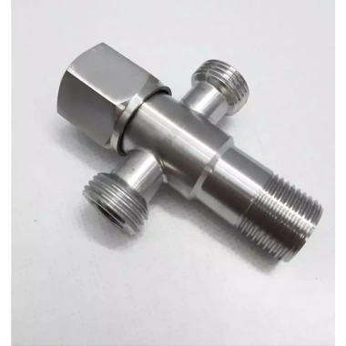 Van T Van Xi-e Chia Nước cho vòi xịt vệ sinh, bồn cầu inox 304 - T2 T, cầu ba ngã có khóa, giá 32.100₫ 3