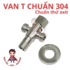 Van T Van Xi-e Chia Nước cho vòi xịt vệ sinh, bồn cầu inox 304 - T2 T, cầu ba ngã có khóa, giá 32.100₫ 9