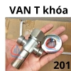 Van T Van Xi-e Chia Nước cho vòi xịt vệ sinh, bồn cầu inox 304 - T2 T, cầu ba ngã có khóa, giá 32.100₫ 10