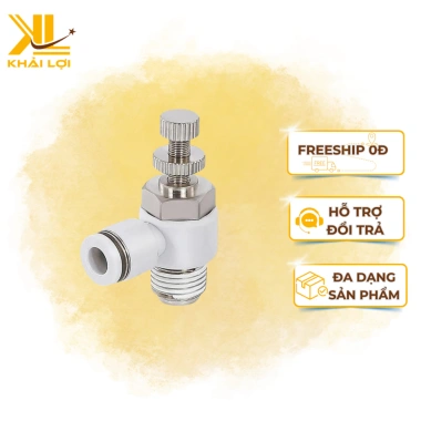 Van Tiết Lưu Khí Nén Ren Ngoài STNC YSC - Đầu Nối Đa Size 4-12, Giá Ưu Đãi 44.850₫ 3