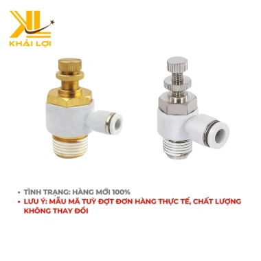 Van Tiết Lưu Khí Nén Ren Ngoài STNC YSC - Đầu Nối Đa Size 4-12, Giá Ưu Đãi 44.850₫ 6