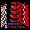 Vành phản quang 17-18 inch Hub Motorsport RR Laser Decal cho Honda CBR, Wave 5