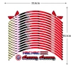 Vành phản quang 17-18 inch Hub Motorsport RR Laser Decal cho Honda CBR, Wave 7