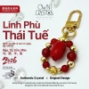 Vật Phẩm Phong Thủy Thái Tuế 2.026 - Chu Sa & Mã Não Đỏ, Móc Khóa Đá, Phụ Kiện Treo