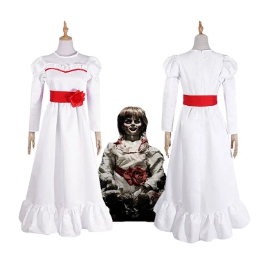 Váy cosplay Annabelle trắng mềm mại, thoải mái, giá ưu đãi 147.960 cho Halloween vui nhộn