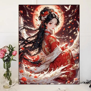 Váy Cưới Trung Hoa Cổ Phong Cách Mới 2.025 - In Chữ Thập, Thêu Thủ Công, Giá ưu đãi