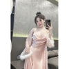 Váy ngủ + áo choàng lụa voan đổ tay dài QC loại 1 - thoải mái sang trọng 495k 6