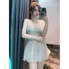 Váy ngủ cao cấp voan lụa ren có mút, eo ren xoè xuyên - Hube Sleepwear 415k 2