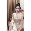 Váy Ngủ Lụa Cao Cấp và Áo Choàng Voan Tay Loe Ren - Hube Sleepwear Giá 615k 3