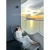 Váy Ngủ Lụa Cao Cấp và Áo Choàng Voan Tay Loe Ren - Hube Sleepwear Giá 615k 8