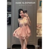 Váy ngủ lụa voan gọng ngực, hai dây ren hoa QC Loại 1 cao cấp - Xíu Sleepwear 4