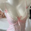 Váy ngủ Pure Desire phong cách sling ren khâu nơ dây - Bộ đồ lót thiết kế tinh tế, giá ưu đãi 455.760₫ 4