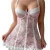 Váy ngủ Pure Desire phong cách sling ren khâu nơ dây - Bộ đồ lót thiết kế tinh tế, giá ưu đãi 455.760₫ 7