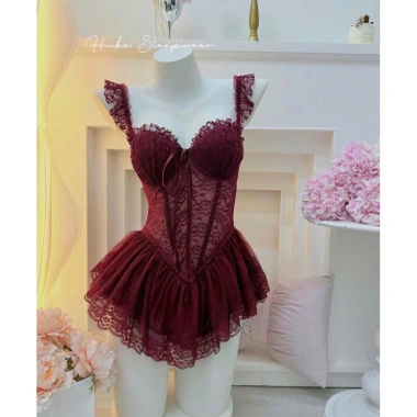 Váy Ngủ Voan Lụa Tầng Ren Eo Dây Cánh Tiên Dáng Xoè Mút Ngực Cao Cấp Hube 345k 10 Váy Ngủ Voan Lụa Tầng Ren Eo Dây Cánh Tiên Dáng Xoè Mút Ngực Cao Cấp Hube 345k 10