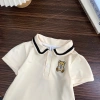 Váy Polo Thêu Gâu Cổ Viền Đen cho Bé Gái Size 9‑29kg V3.096 Giá ưu đãi 115k 7