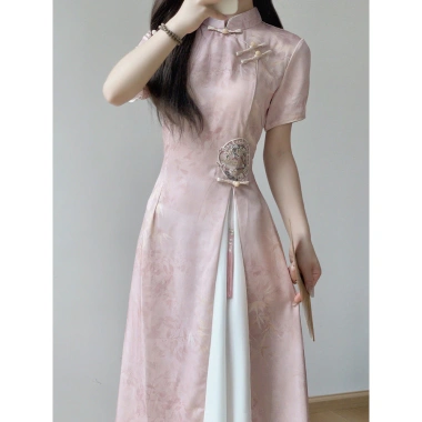 Váy sườn xám Qipao Trung Quốc - Đẹp Năm Mới, nhiều size, giá ưu đãi 2