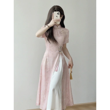 Váy sườn xám Qipao Trung Quốc - Đẹp Năm Mới, nhiều size, giá ưu đãi 4