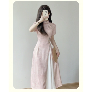 Váy sườn xám Qipao Trung Quốc - Đẹp Năm Mới, nhiều size, giá ưu đãi 7