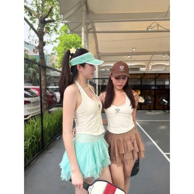 Váy Thể Thao Voan Cao Cấp Pickleball Tennis Golf - Quảng Châu Giá 339k
