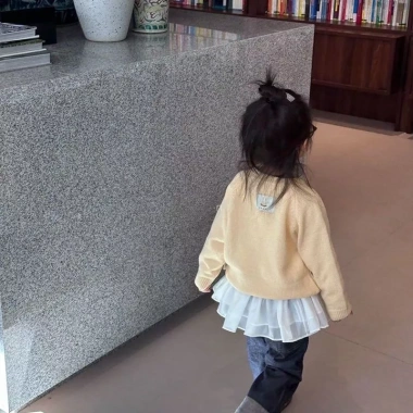 Váy trượt tuyết Hàn Quốc cho bé gái phong cách xuân thu công chúa, giá ưu đãi 151k 3