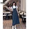 Váy yếm jeans nữ trẻ trung năng động style Hàn Quốc, giảm còn 149.800 VND