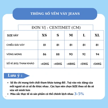 Váy yếm jeans nữ trẻ trung năng động style Hàn Quốc, giảm còn 149.800 VND