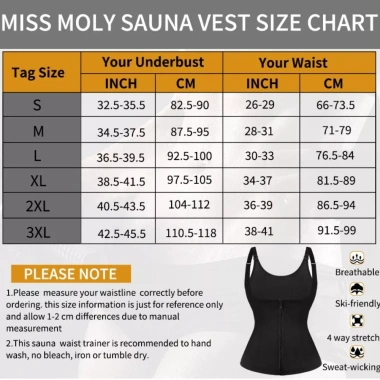 Vest Shaper MAOYE66SY Quần Lót Nữ Không Tay Khóa 3 Hàng Dây Kéo Fit Eo Cinching 2