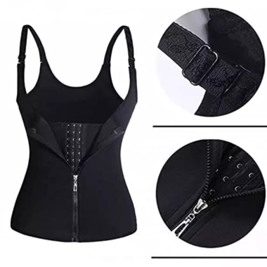 Vest Shaper MAOYE66SY Quần Lót Nữ Không Tay Khóa 3 Hàng Dây Kéo Fit Eo Cinching 9