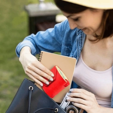 Ví bọc tiền da MAOYE66SY, khóa nhẹ, màu trơn, bỏ túi - 99.360₫ 8