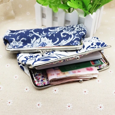 Ví canvas nữ nhỏ gọn đựng tiền xu và thẻ - Thiết kế tiện lợi, giảm giá 4
