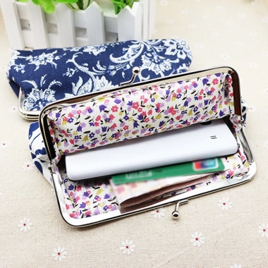 Ví canvas nữ nhỏ gọn đựng tiền xu và thẻ - Thiết kế tiện lợi, giảm giá 5