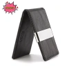 Ví Da Nam Bifold Đa Chức Năng Mỏng Kẹp Tiền Kim Loại - Thời Trang VN 6