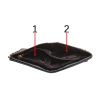Ví da nữ chính hãng sáp da gấp, dây kéo, đựng thẻ, ví tiền - Giá 386.640₫ 7