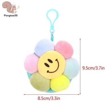 Ví Đựng Tiền Hoa Hướng Dương Dễ Thương - Mặt Dây, Chìa Khóa, Ba Lô, Ô Tô COD