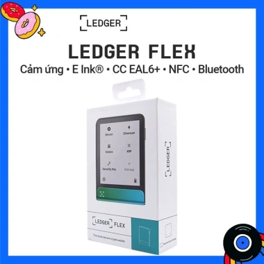 Ví lạnh Ledger Flex chính hãng - Màn hình cảm ứng E‑Ink, giảm 20% chỉ 8.190.000₫ 6