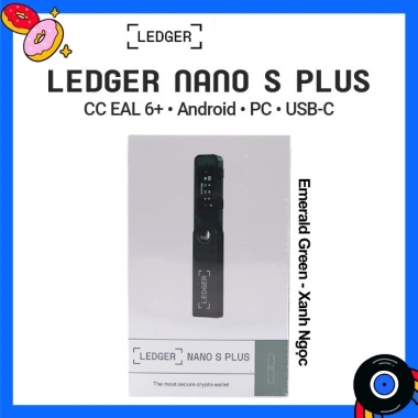 Ví lạnh Ledger Nano S Plus chính hãng - Bảo mật cao, Giá ưu đãi 1.790.000₫